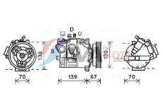 Kompresor, klimatizace AVA Clever Choice VOAK167