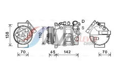 Kompresor, klimatizace AVA Clever Choice VOAK192
