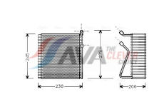 Výparník, klimatizace AVA Clever Choice VOV091