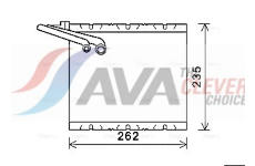 Výparník, klimatizace AVA Clever Choice VOV157