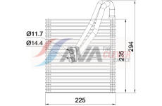 Výparník, klimatizace AVA Clever Choice BWV665