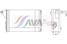 Výměník tepla, vnitřní vytápění AVA Clever Choice FT6087