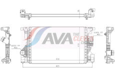 Chladič turba AVA Clever Choice MS4808