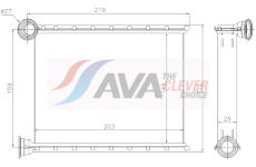 Výměník tepla, vnitřní vytápění AVA Clever Choice MS6810