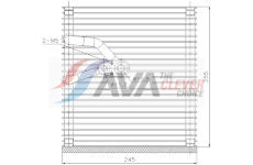 Výparník, klimatizace AVA Clever Choice OLV759