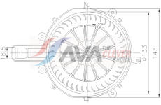 vnitřní ventilátor AVA Clever Choice PR8107