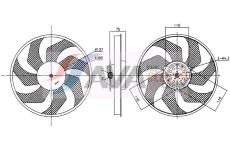 Větrák, chlazení motoru AVA Clever Choice RT7686