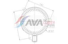 vnitřní ventilátor AVA Clever Choice VN8470