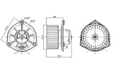 vnitřní ventilátor AVA Clever Choice VO8308