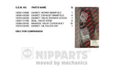 Sada těsnění, hlava válce NIPPARTS J1241045
