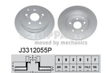 Brzdový kotouč NIPPARTS J3312055P