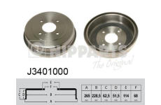Brzdový buben NIPPARTS J3401000