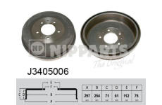 Brzdový buben NIPPARTS J3405006