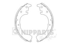 Sada brzdových čelistí NIPPARTS J3502006