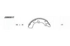 Sada brzdových čelistí NIPPARTS J3503017