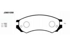 Sada brzdových destiček, kotoučová brzda NIPPARTS J3601050