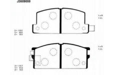 Sada brzdových destiček, kotoučová brzda NIPPARTS J3609000