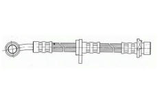 Brzdová hadice NIPPARTS J3704150