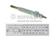 Žhavicí svíčka NIPPARTS J5710300