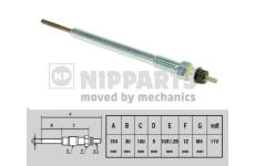 Zhavici svicka NIPPARTS J5710302