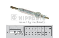 Žhavicí svíčka NIPPARTS J5710500
