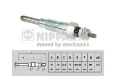 Žhavicí svíčka NIPPARTS J5711004