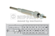 Žhavicí svíčka NIPPARTS J5711009