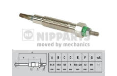 Žhavicí svíčka NIPPARTS J5711022