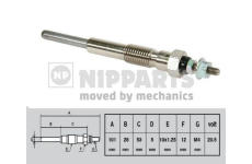 Žhavicí svíčka NIPPARTS J5712002