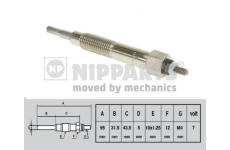 Žhavicí svíčka NIPPARTS J5712004