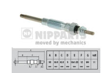 Žhavicí svíčka NIPPARTS J5712018