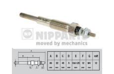 Žhavicí svíčka NIPPARTS J5713002