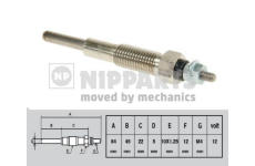 Žhavicí svíčka NIPPARTS J5713005