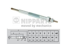 Žhavicí svíčka NIPPARTS J5715003