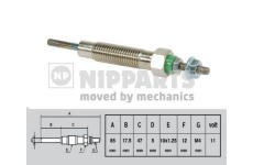 Žhavicí svíčka NIPPARTS J5715004