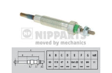 Žhavicí svíčka NIPPARTS J5715012