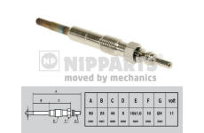 Žhavicí svíčka NIPPARTS J5715014