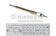 Žhavicí svíčka NIPPARTS J5719002