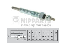 Žhavicí svíčka NIPPARTS J5719003