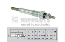 Žhavicí svíčka NIPPARTS J5719009