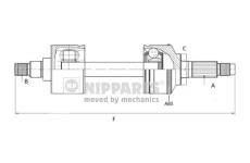 Hnací hřídel NIPPARTS N2804004