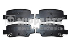 Sada brzdových destiček, kotoučová brzda NIPPARTS N3610306