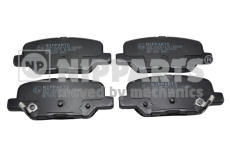 Sada brzdových destiček, kotoučová brzda NIPPARTS N3615019