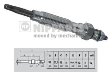 Žhavicí svíčka NIPPARTS N5710509