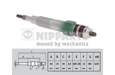 Žhavicí svíčka NIPPARTS N5711029