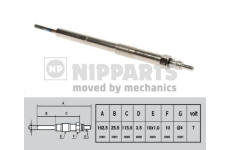 Žhavicí svíčka NIPPARTS N5711033