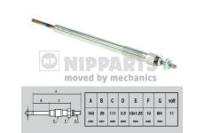 Žhavicí svíčka NIPPARTS N5712025
