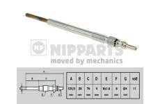 Žhavicí svíčka NIPPARTS N5712026