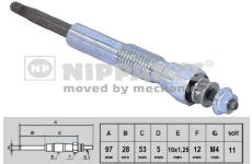 Žhavicí svíčka NIPPARTS N5712028