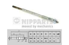 Žhavicí svíčka NIPPARTS N5713014